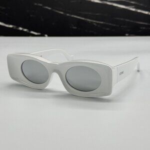 NEW LOEWE WHITE UNISEX SUNGLASSES LOEWE LW40033I 21C